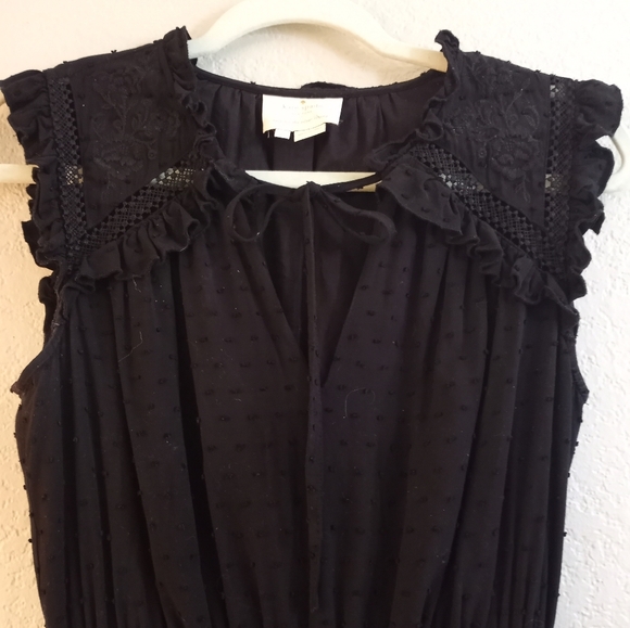 Kate Spade Broome Street Swiss Polka Dot Coquette Girl Tiered Ruffled Dress - Picture 5 of 7